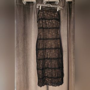 Bebe strapless midi dress- tote a